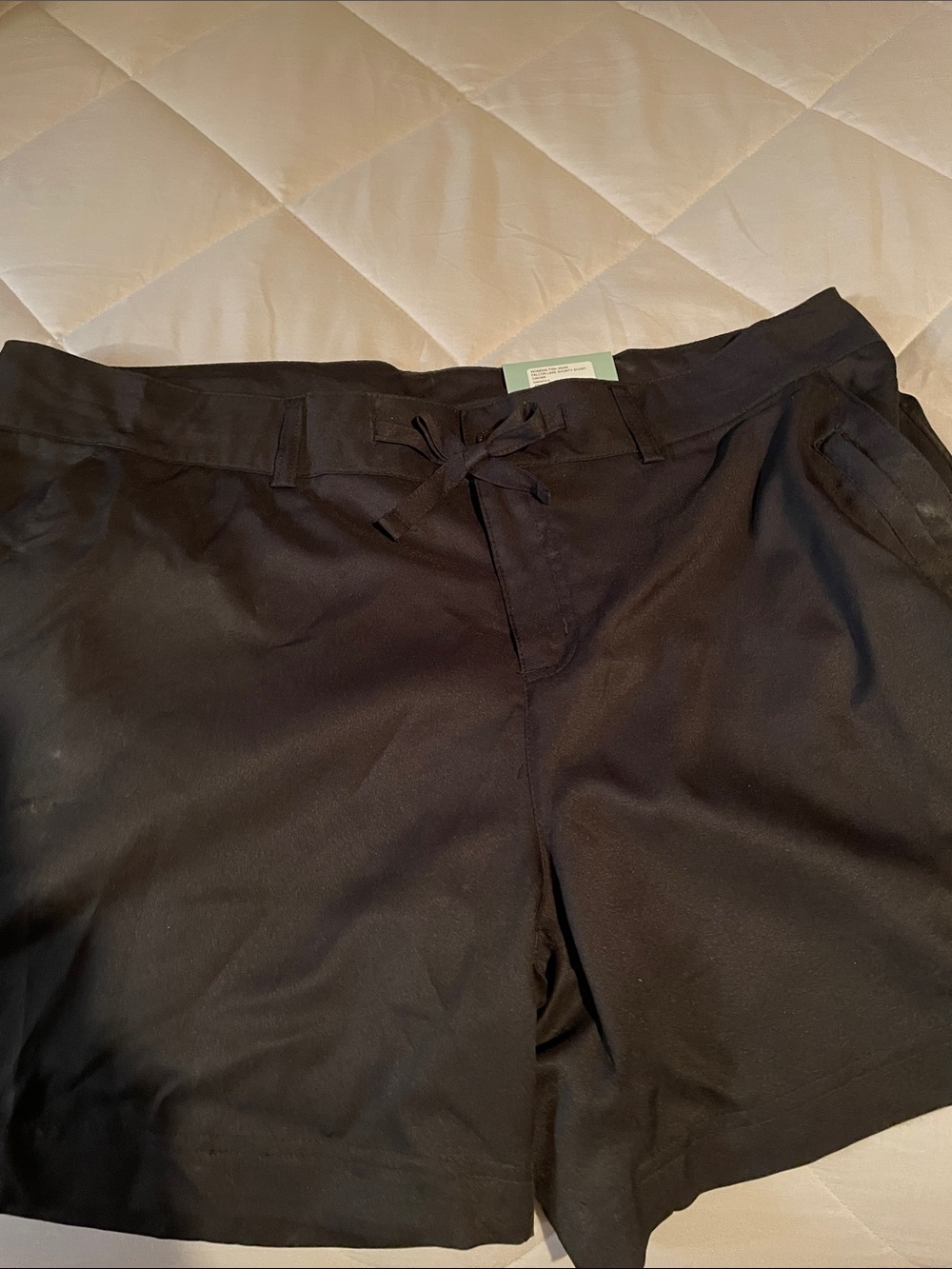 Magellan Outdoors Black Hybrid Drawstring Shorts